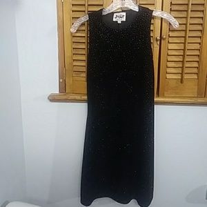 Black with silver sparkles dress for any occasion